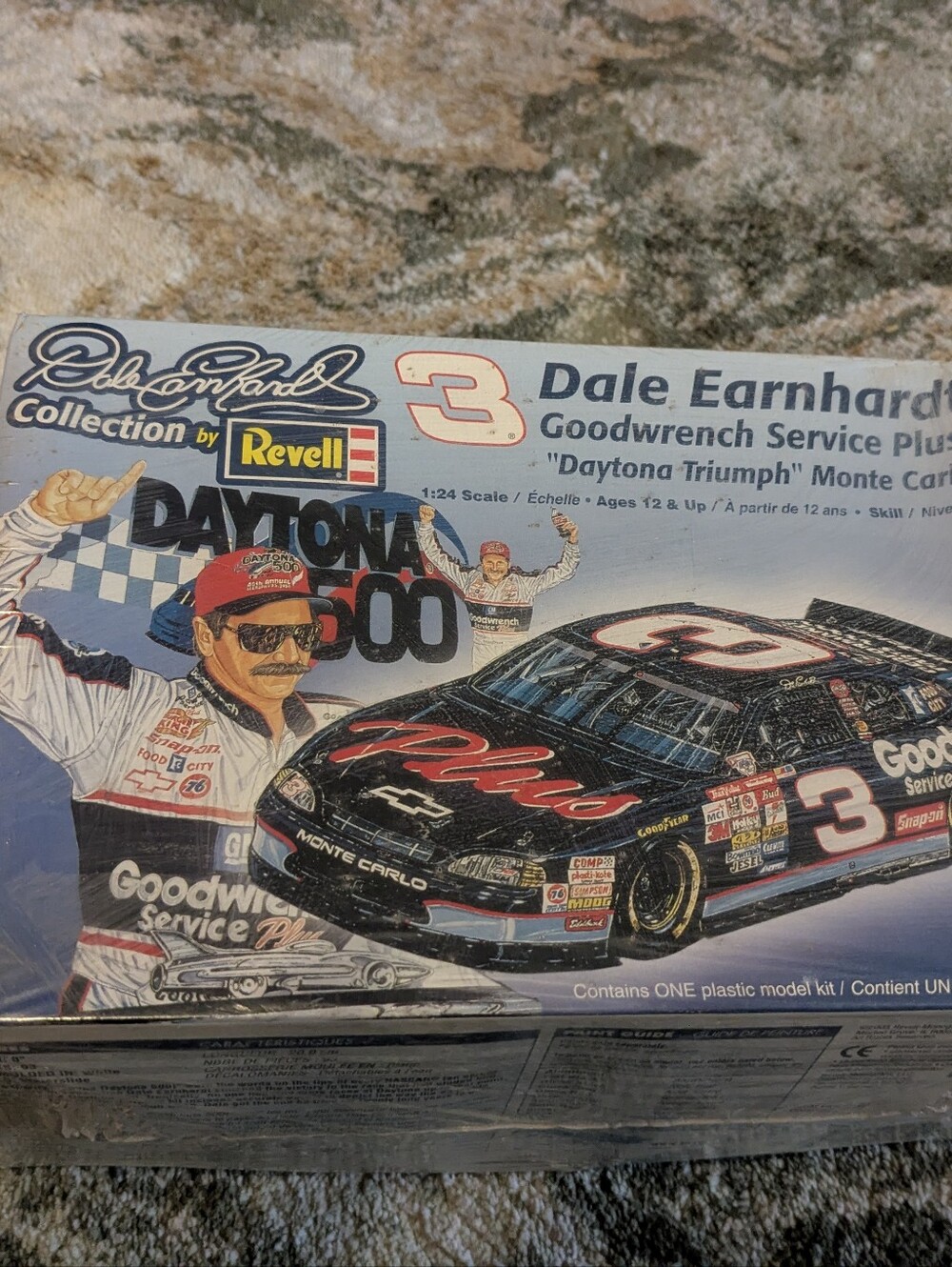 Dale Earnhardt #3 Daytona 500 Goodwrench Service Plus Black Die-Cast Model Kit
